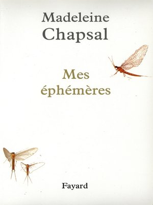 cover image of Mes éphémères